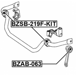 Alternative view of FRONT STABILIZER LINK BUSHING