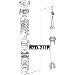Alternative view of FRONT SHOCK ABSORBER JOUNCE BUMPER