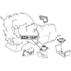 Alternative view of FRONT ENGINE MOUNT (HYDRO)