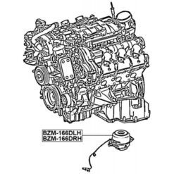 Alternative view of RIGHT ENGINE MOUNT (HYDRO)