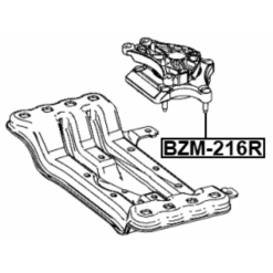 Alternative view of REAR TRANSMISSION MOUNT