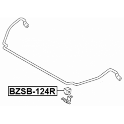 Alternative view of REAR STABILIZER BAR BUSH