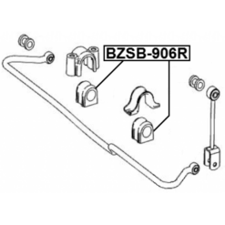 Alternative view of REAR STABILIZER BAR BUSH D33