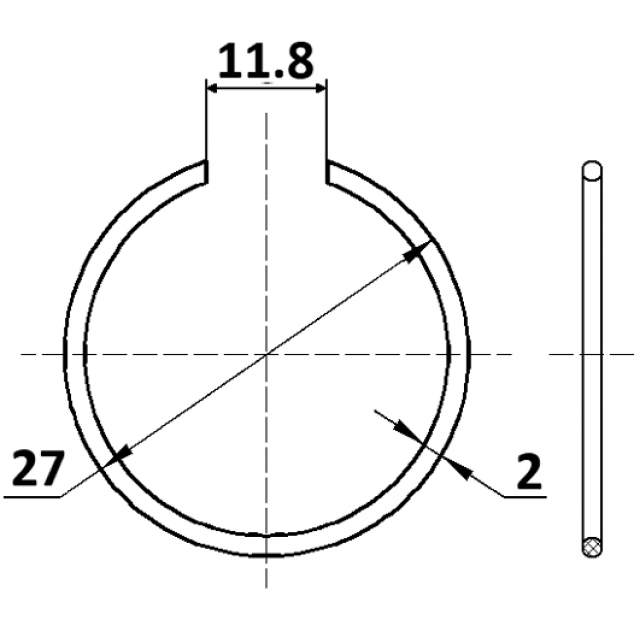 RETAINING RING 27X2 - Image 2