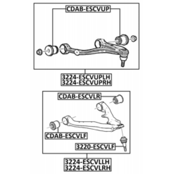 Alternative view of FRONT BUSHING, FRONT LOWER CONTROL ARM