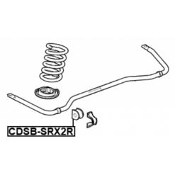 Alternative view of REAR STABILIZER BAR BUSH D25.4