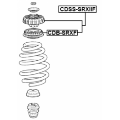 Alternative view of FRONT SHOCK ABSORBER MOUNTING ASSEMBLY