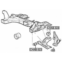 Alternative view of FRONT ARM BUSHING