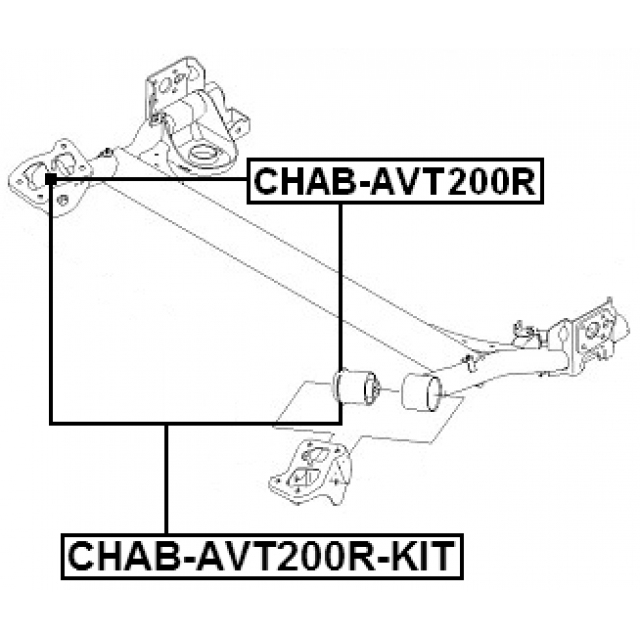 REAR CROSSMEMBER BUSHING KIT - Image 2