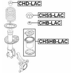 Alternative view of FRONT SHOCK ABSORBER BEARING