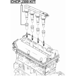 Alternative view of IGNITION COIL TIP