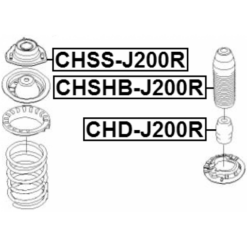 Alternative view of REAR SHOCK ABSORBER JOUNCE BUMPER