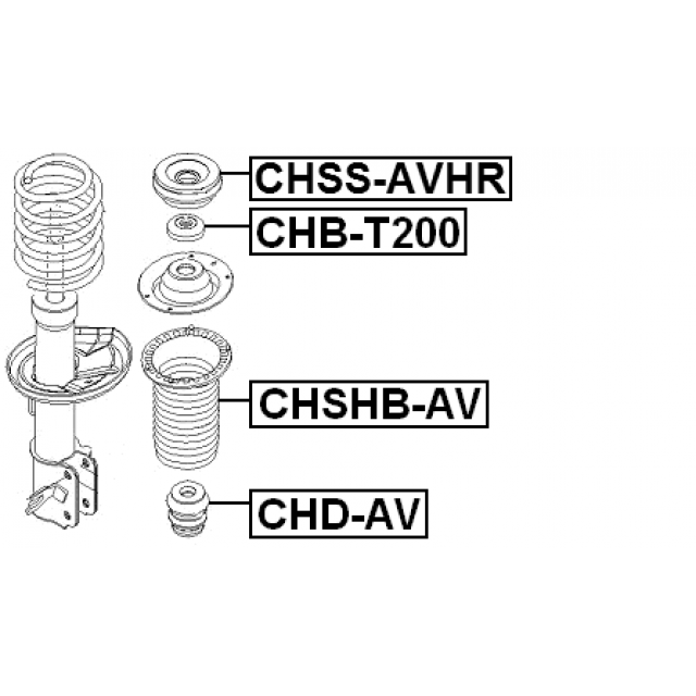 FRONT SHOCK ABSORBER MOUNTING - Image 2