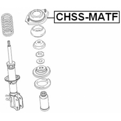 Alternative view of FRONT SHOCK ABSORBER MOUNTING
