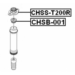 Alternative view of REAR SHOCK ABSORBER MOUNTING