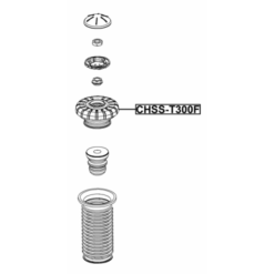 Alternative view of FRONT SHOCK ABSORBER MOUNTING ASSEMBLY (WITH SHOCK ABSORBER BEARING)