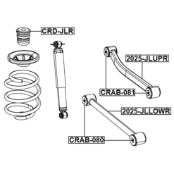 Alternative view of REAR TRANSVERSE ROD BUSHING