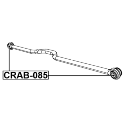 Alternative view of REAR TRANSVERSE ROD BUSHING