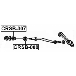 Alternative view of FRONT STRUT ROD CUSHION