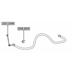 Alternative view of REAR STABILIZER BAR BUSH 18.5