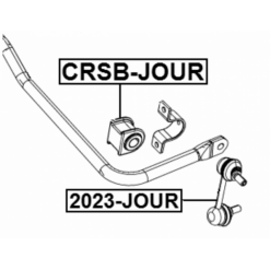 Alternative view of REAR STABILIZER BAR BUSH D23