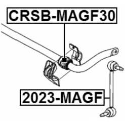 Alternative view of FRONT STABILIZER BAR BUSH D30