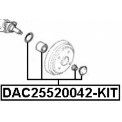 Alternative view of REAR WHEEL BEARING REPAIR KIT 25X52X42