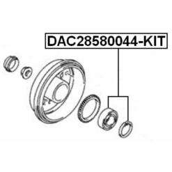 Alternative view of REAR WHEEL BEARING REPAIR KIT 28X58X44