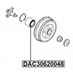 Alternative view of REAR WHEEL BEARING 30X62X48