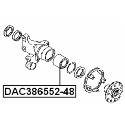 Alternative view of REAR WHEEL BEARING 38X65X48X52