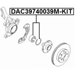 Alternative view of FRONT WHEEL BEARING REPAIR KIT 39X74X39