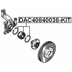 Alternative view of FRONT WHEEL BEARING REPAIR KIT 40X84X38