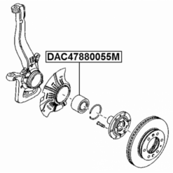 Alternative view of FRONT WHEEL BEARING 47X88X55
