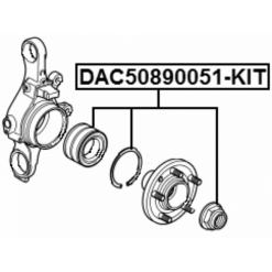 Alternative view of REAR WHEEL BEARING REPAIR KIT 50X89X51