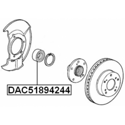 Alternative view of FRONT WHEEL BEARING 51X89X42X44