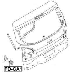 Alternative view of TRUNK LID CUSHION