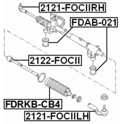 Alternative view of STEERING RACK BUSHING