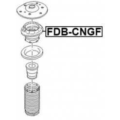 Alternative view of FRONT SHOCK ABSORBER BEARING