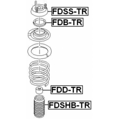 Alternative view of FRONT SHOCK ABSORBER BEARING
