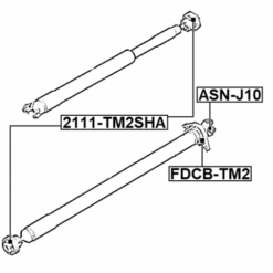 Alternative view of DRIVE SHAFT BEARING