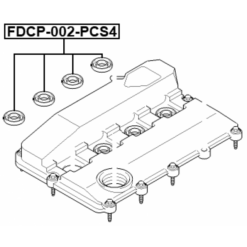 Alternative view of INJECTOR OIL SEAL