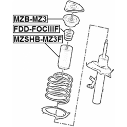 Alternative view of FRONT SHOCK ABSORBER JOUNCE BUMPER