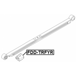Alternative view of REAR LEAF SPRING RUBBER BUFFER