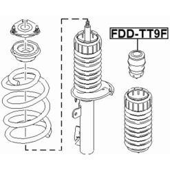 Alternative view of FRONT SHOCK ABSORBER JOUNCE BUMPER