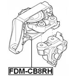 Alternative view of RIGHT ENGINE MOUNT (HYDRO)