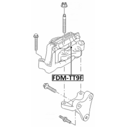 Alternative view of FRONT ENGINE MOUNT (HYDRO)