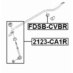 Alternative view of REAR STABILIZER BAR BUSH D15