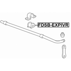 Alternative view of REAR STABILIZER BAR BUSH D23.5