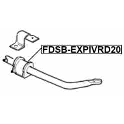 Alternative view of REAR STABILIZER BAR BUSH D20