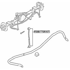Alternative view of REAR TRASVERSE ROD BUSHING KIT